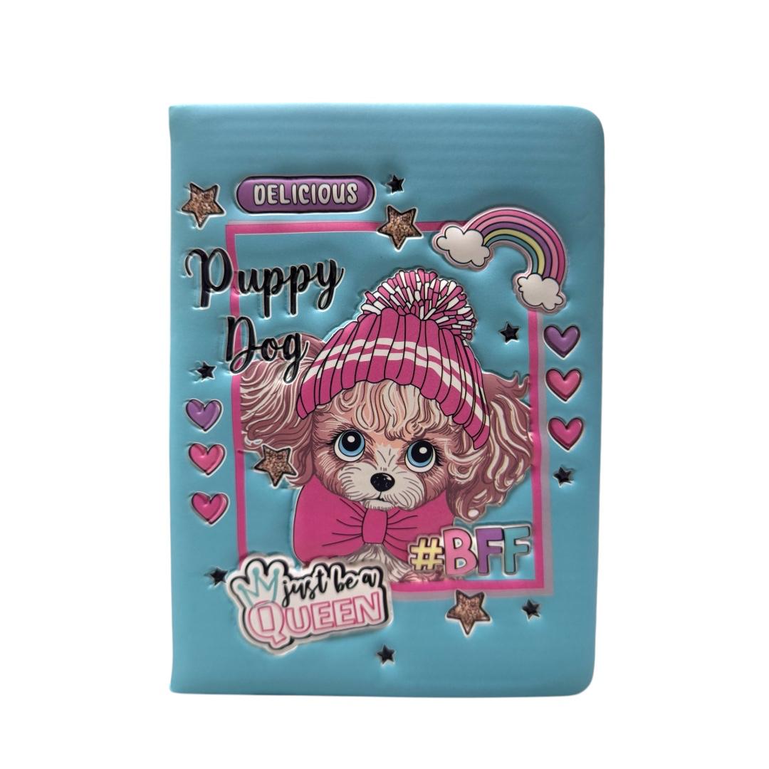 MİKRO PUFFY-80 A-5 3D BASKILI 96 YAPRAK GÜNLÜK HATIRA DEFTERİ 12'Lİ PAKET